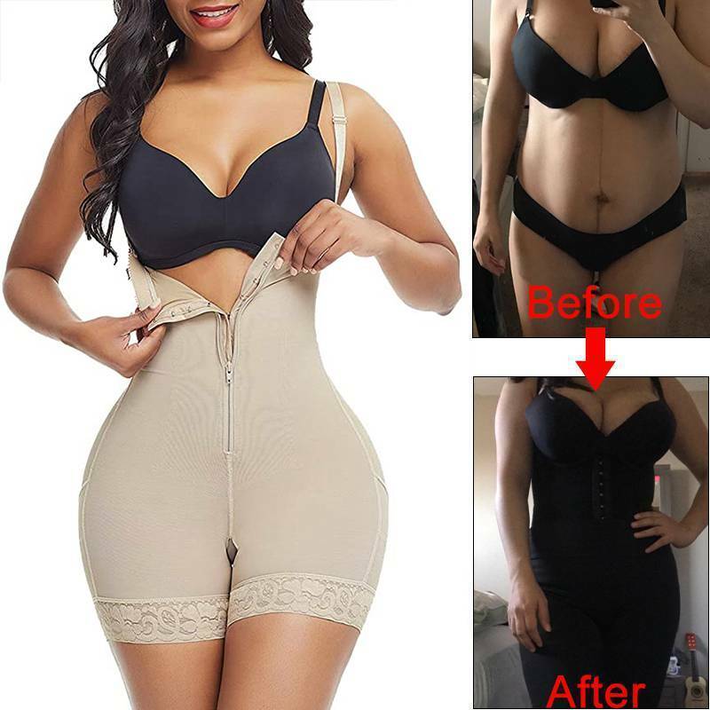 waist trainer plus size before and after